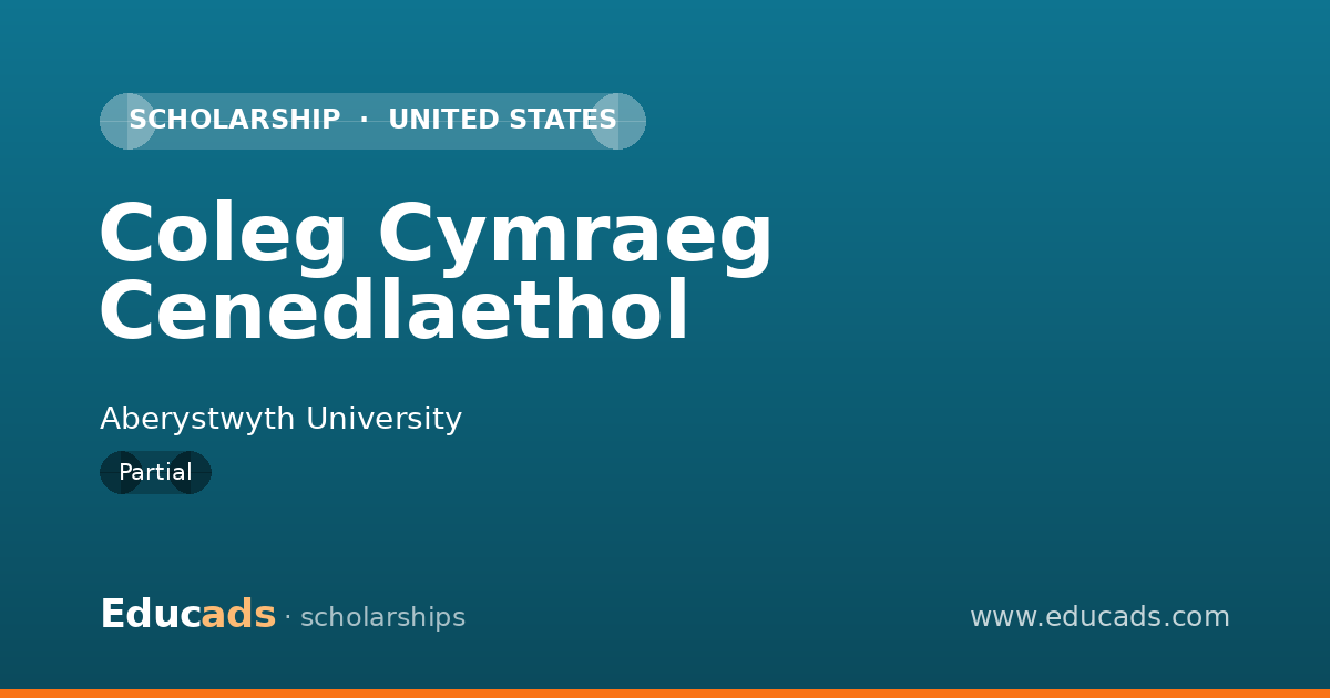Coleg Cymraeg Cenedlaethol scholarship