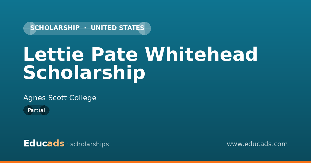 Lettie Pate Whitehead Scholarship scholarship