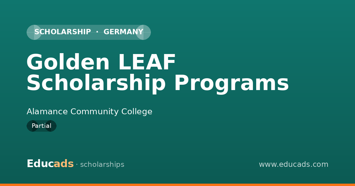 Golden LEAF Scholarship Programs scholarship