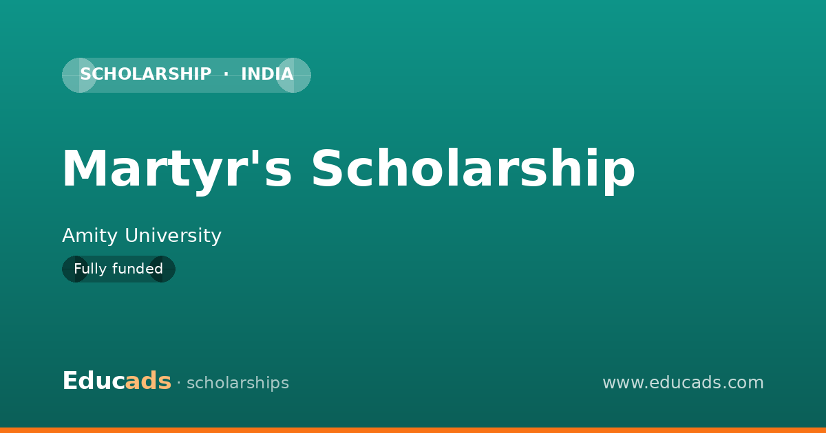 Martyr's Scholarship scholarship