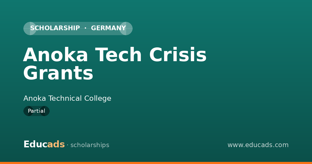 Anoka Tech Crisis Grants scholarship
