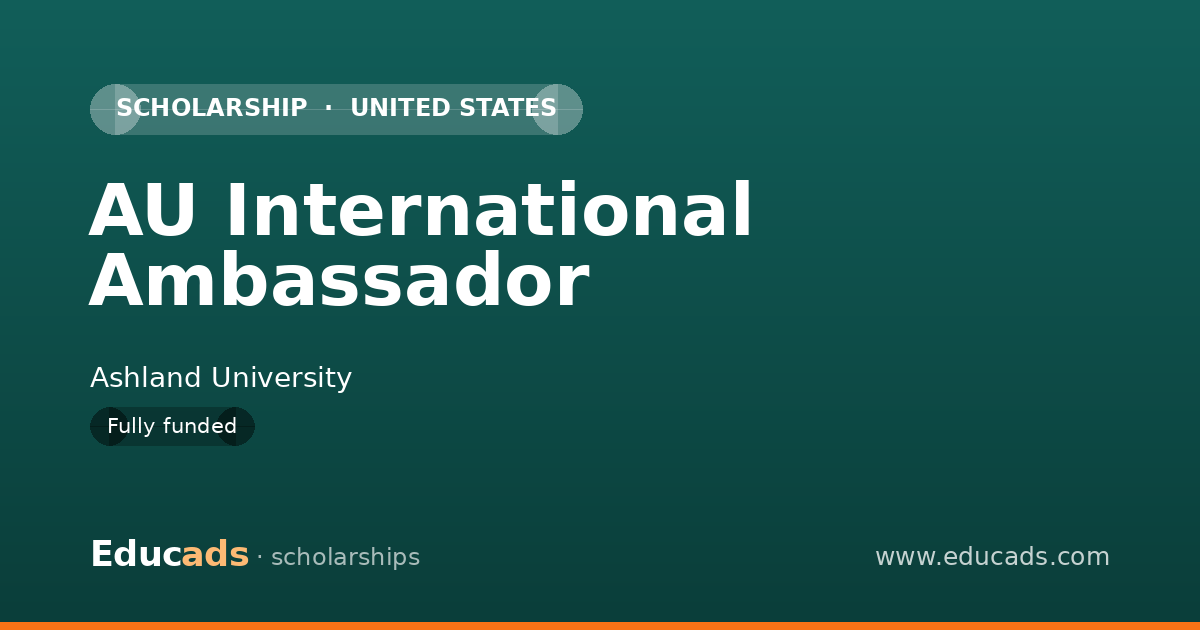 AU International Ambassador scholarship