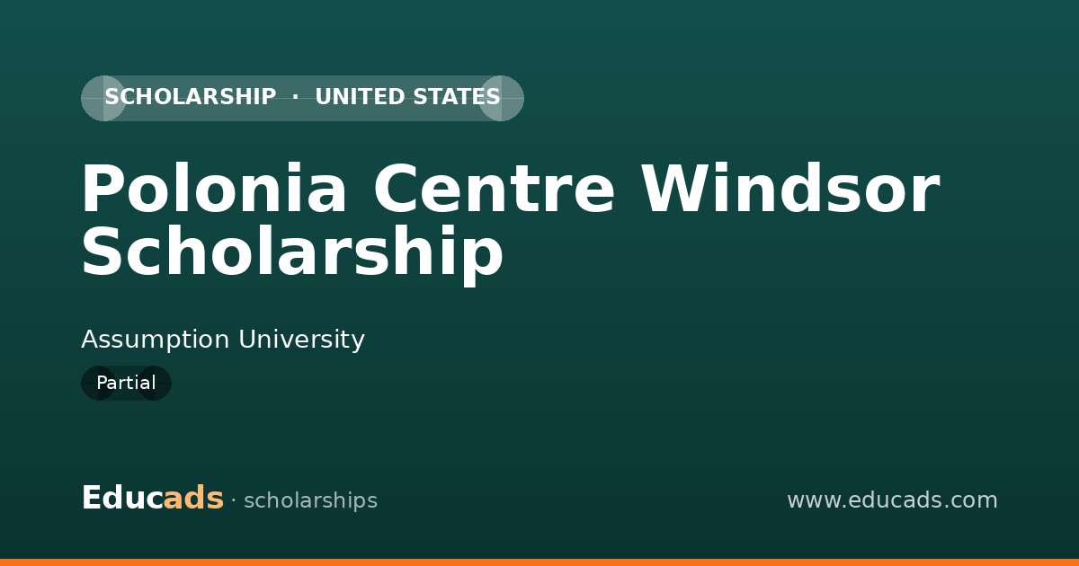 Polonia Centre Windsor Scholarship scholarship
