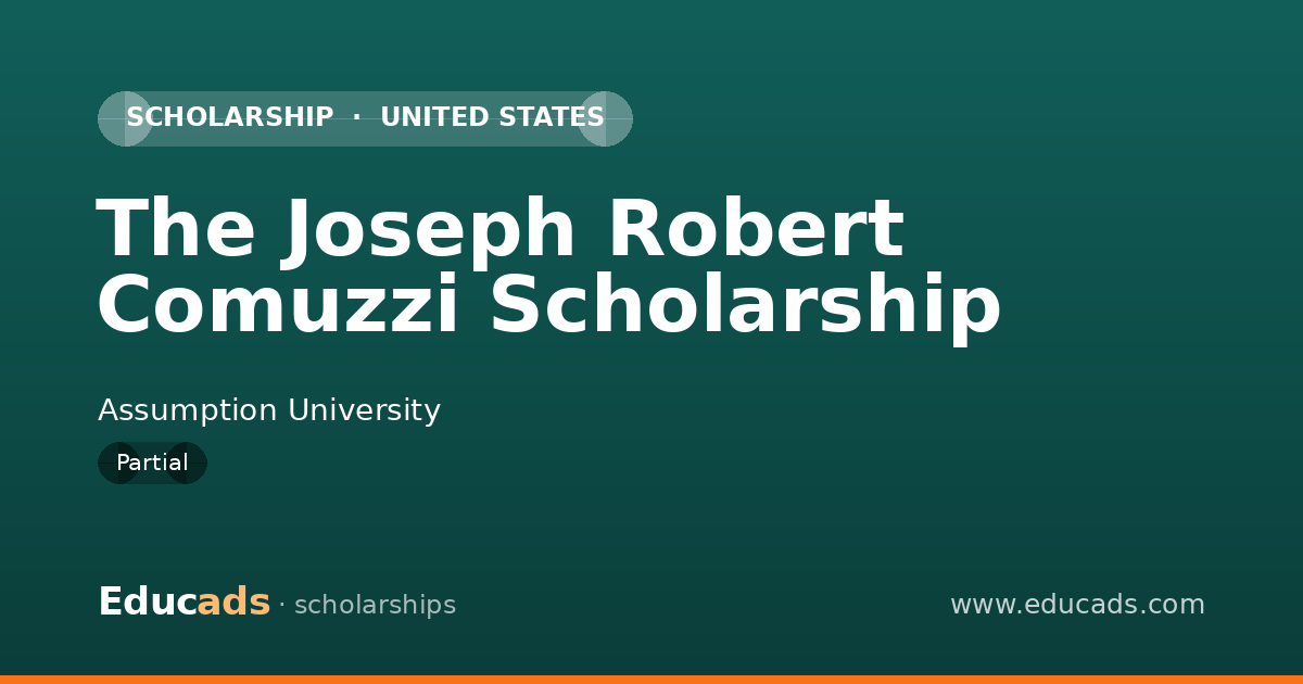 The Joseph Robert Comuzzi Scholarship scholarship