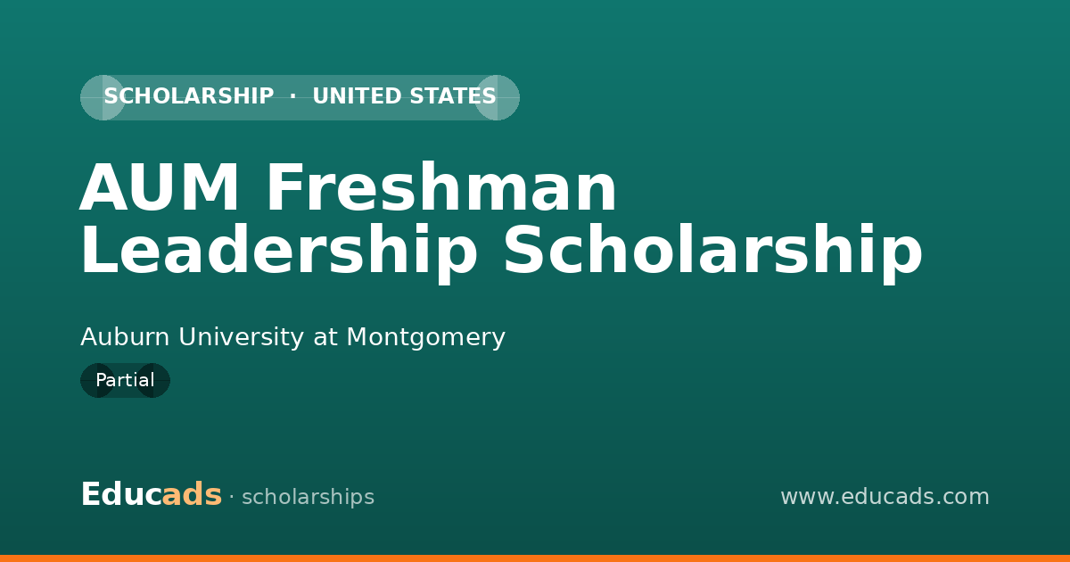 AUM Freshman Leadership Scholarship scholarship