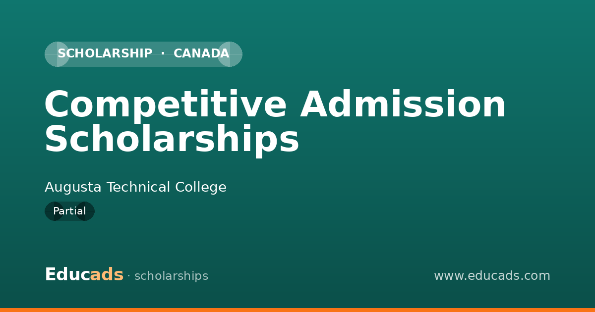 Competitive Admission Scholarships scholarship