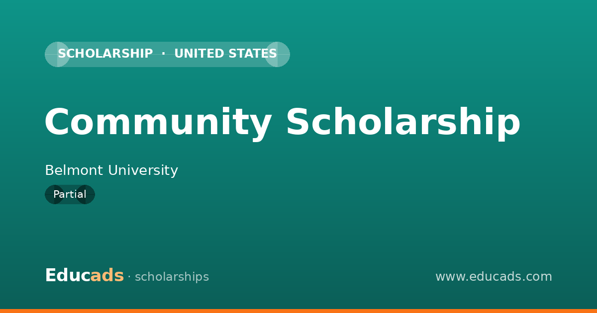 Community Scholarship scholarship