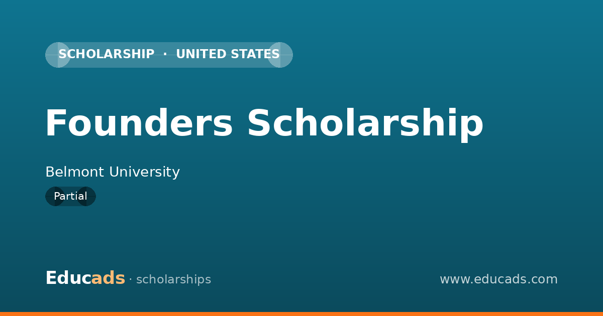 Founders Scholarship scholarship