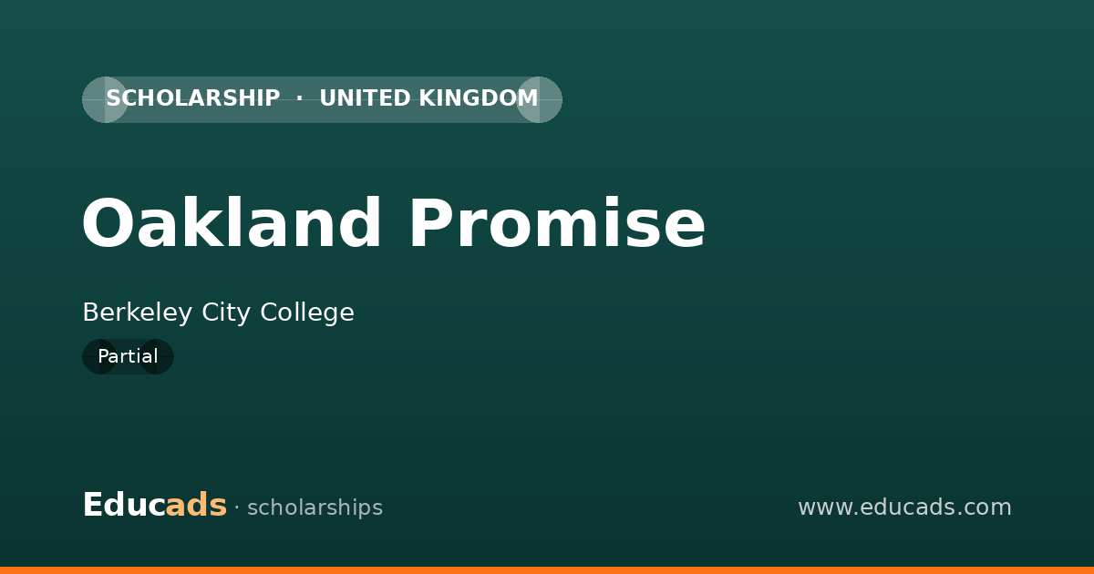 Oakland Promise scholarship