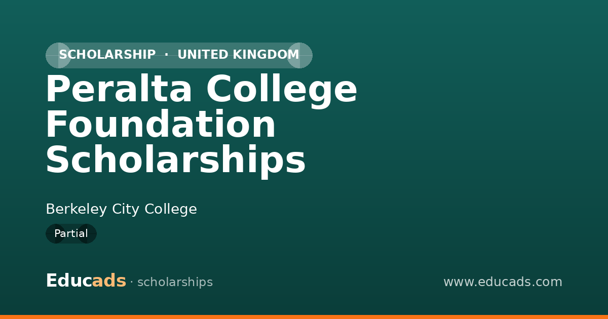 Peralta College Foundation Scholarships scholarship