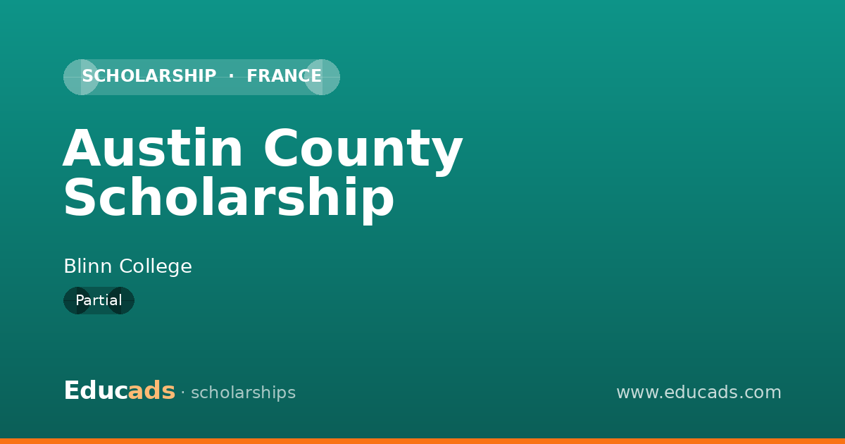 Austin County Scholarship scholarship
