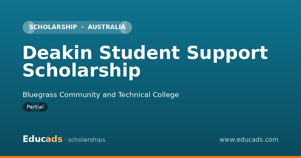 Deakin Student Support Scholarship scholarship