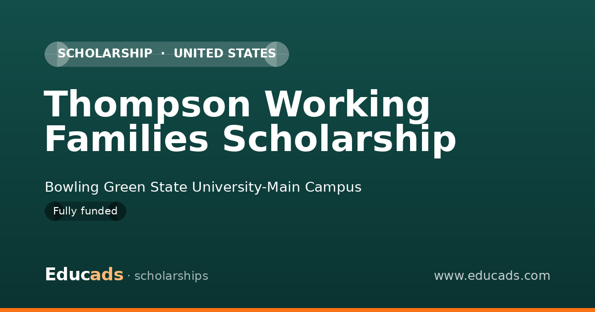 Thompson Working Families Scholarship scholarship