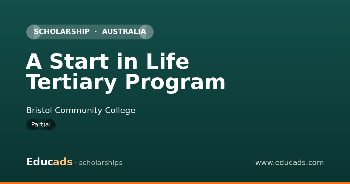 A Start in Life Tertiary Program scholarship