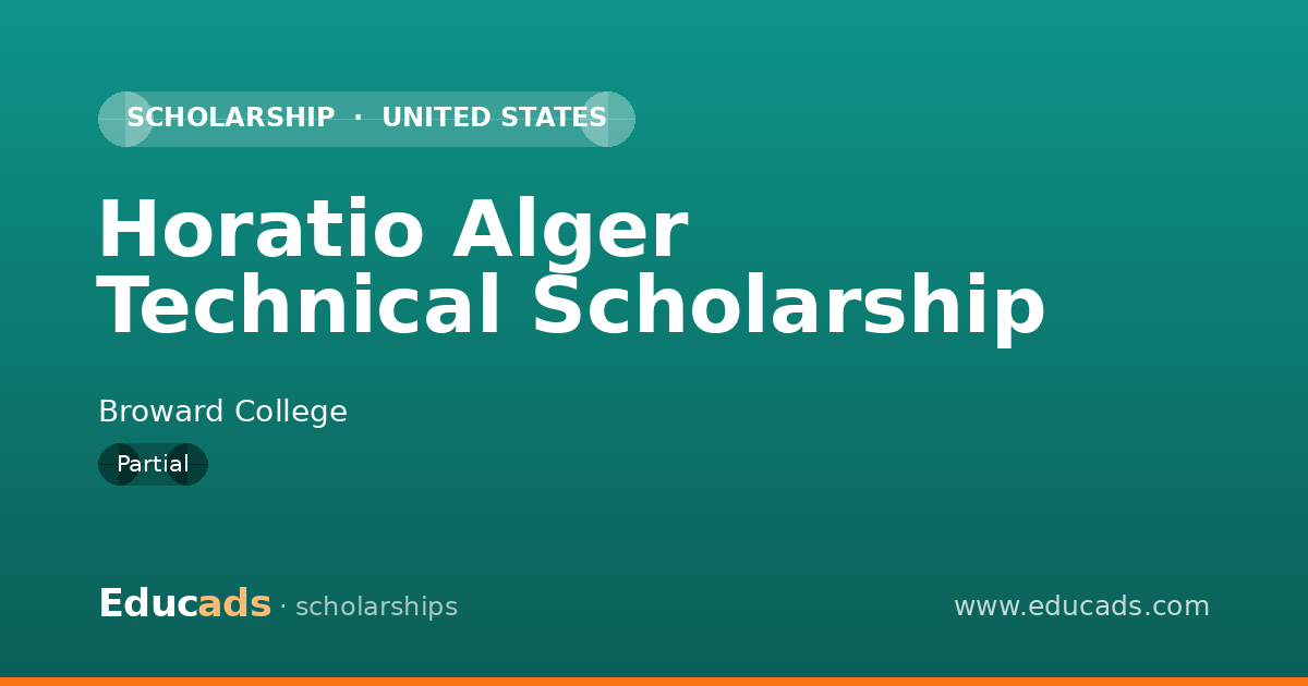 Horatio Alger Technical Scholarship scholarship