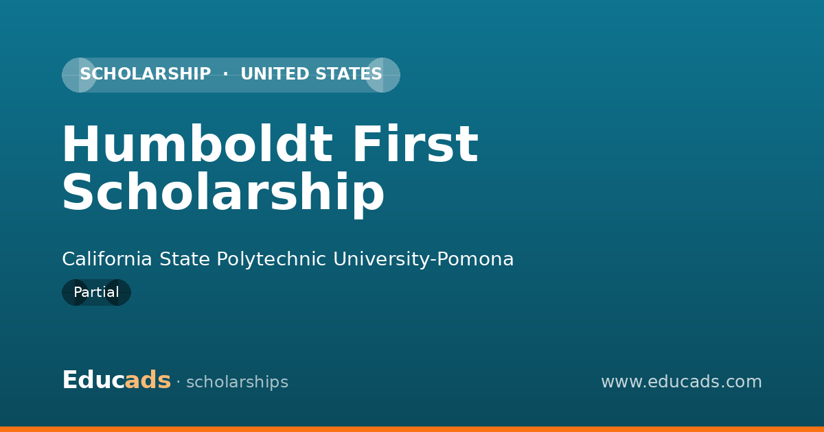 Humboldt First Scholarship scholarship