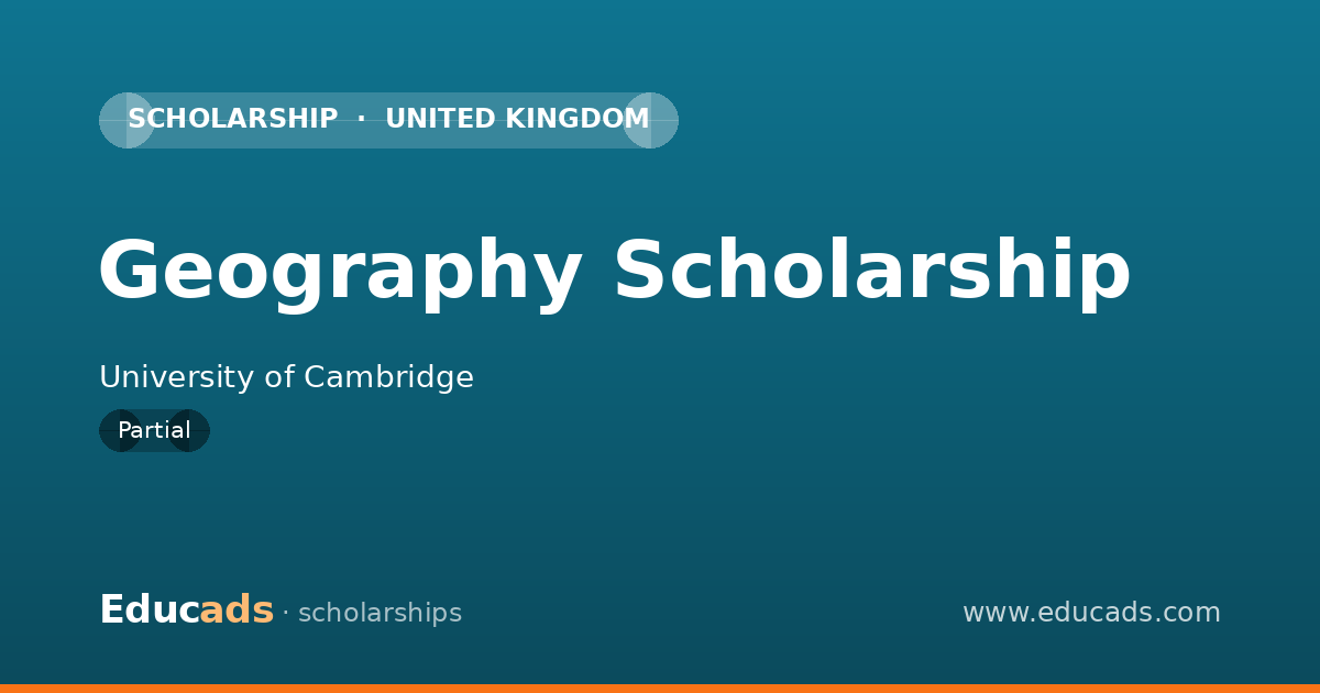 Geography Scholarship scholarship