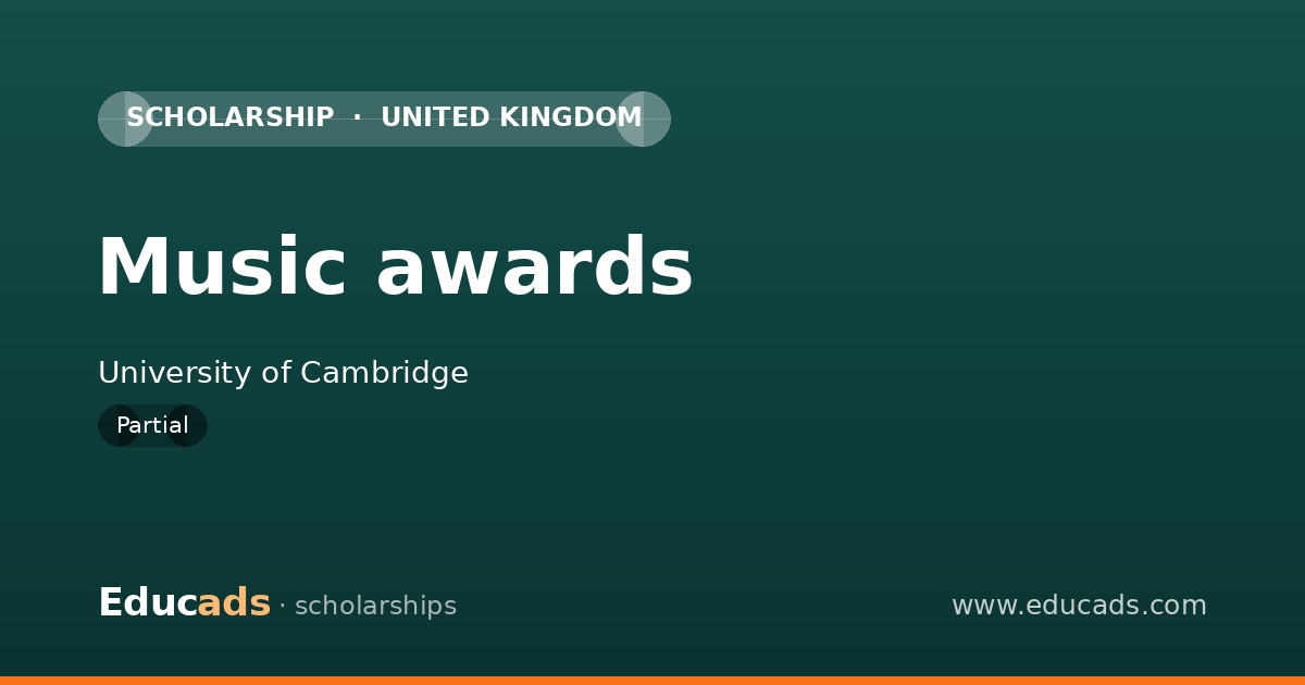 Music awards scholarship