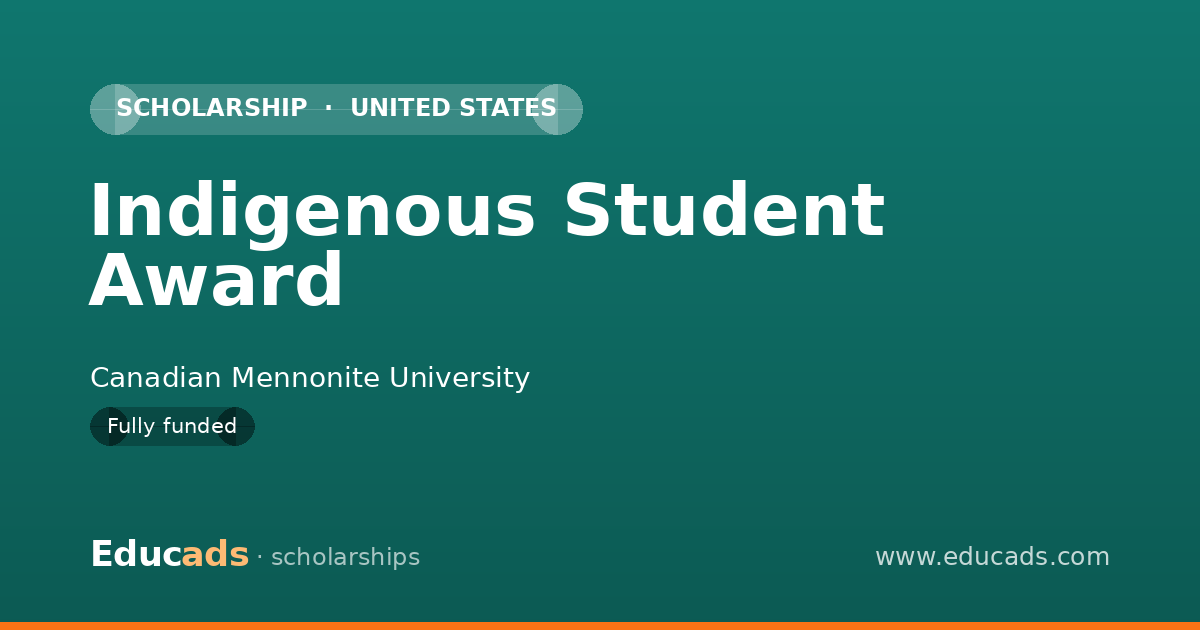 Indigenous Student Award scholarship