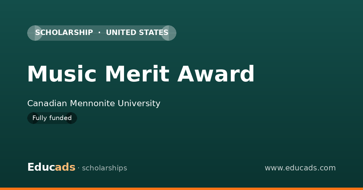 Music Merit Award scholarship
