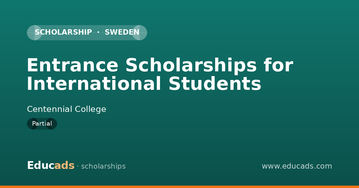 Entrance Scholarships for International Students scholarship
