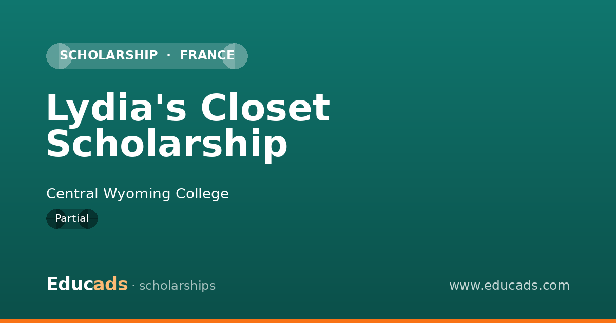 Lydia's Closet Scholarship scholarship