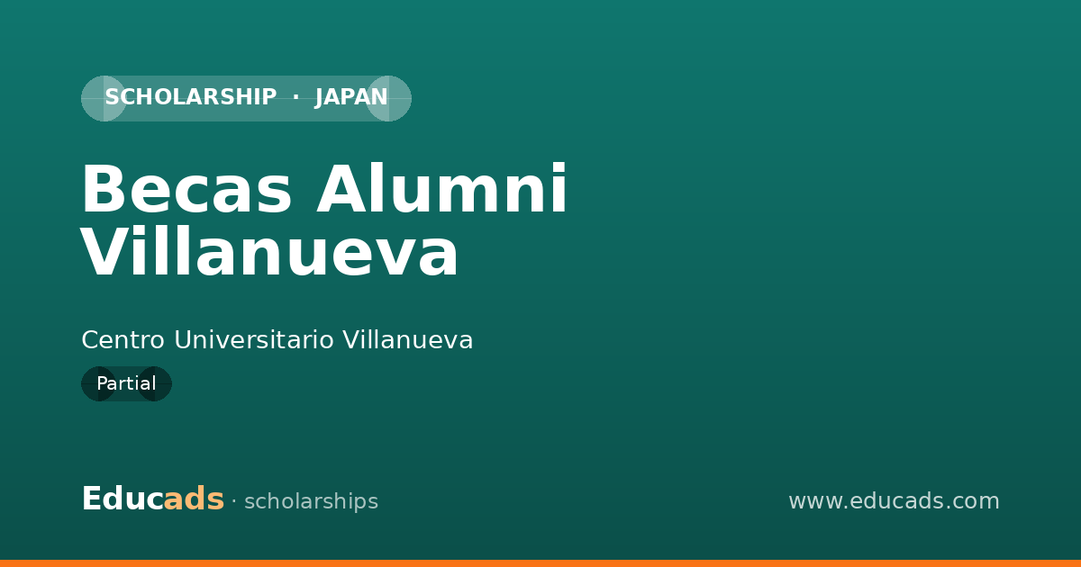 Becas Alumni Villanueva scholarship