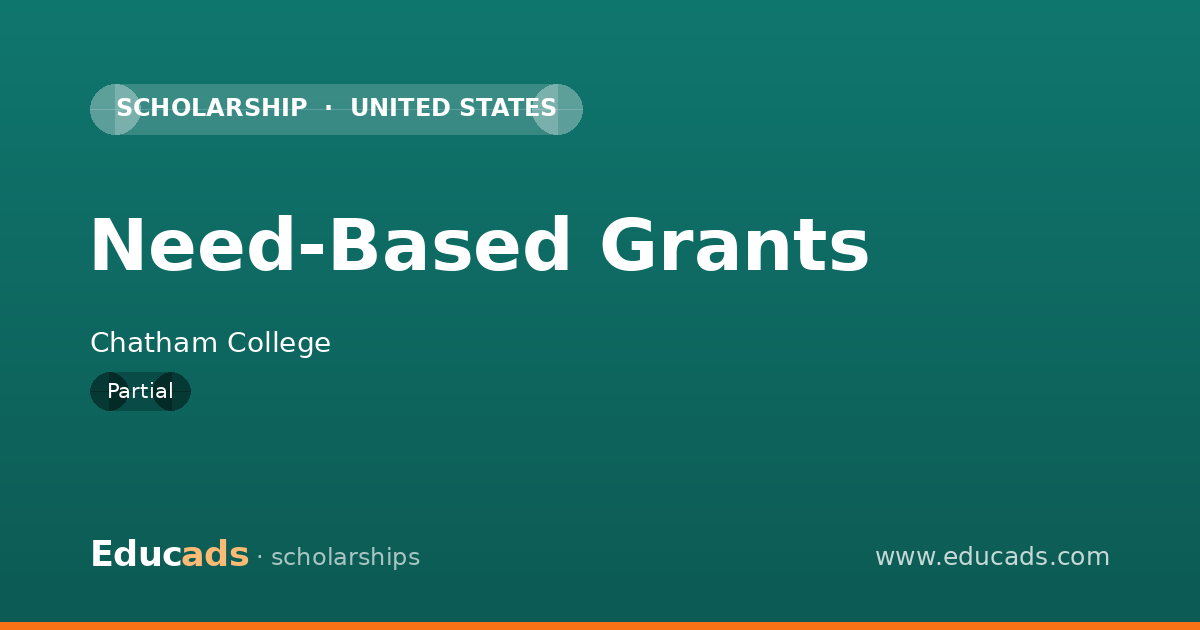 Need-Based Grants scholarship