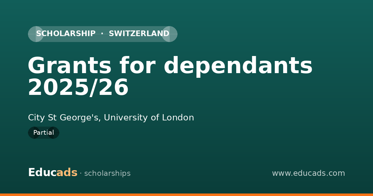 Grants for dependants 2025/26 scholarship