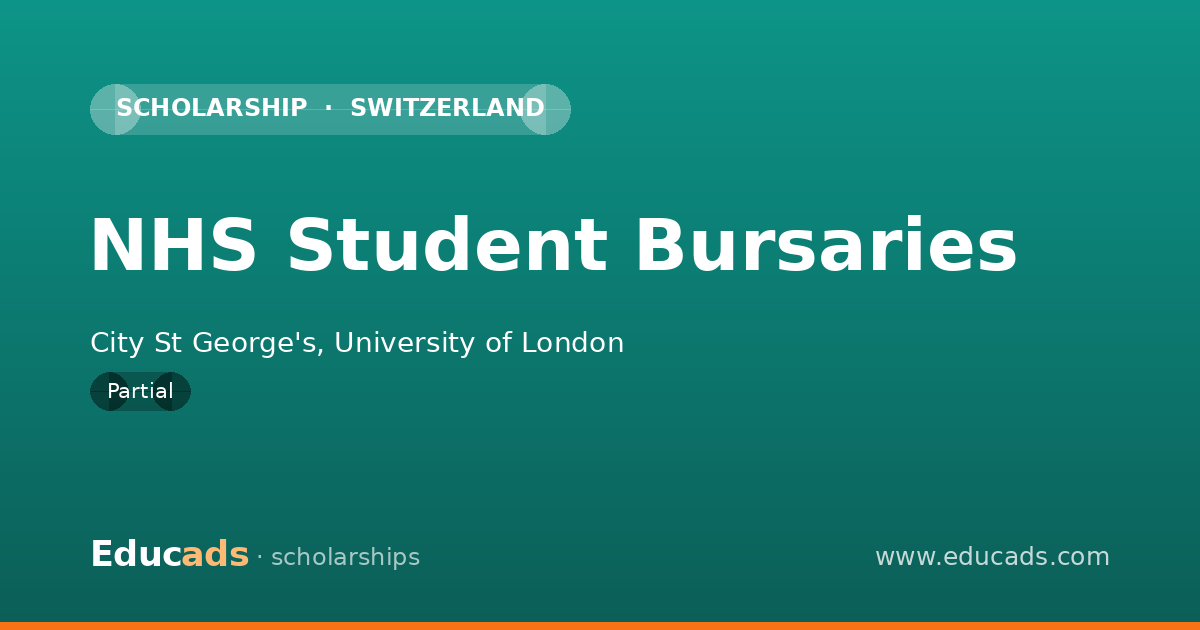 NHS Student Bursaries scholarship