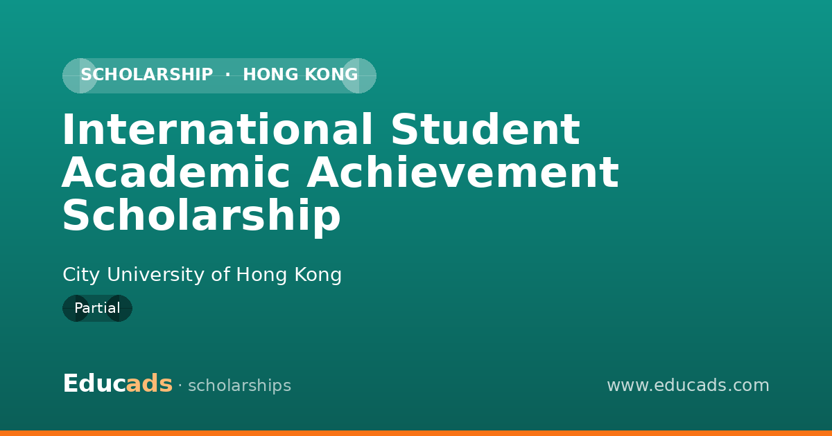 International Student Academic Achievement Scholarship scholarship