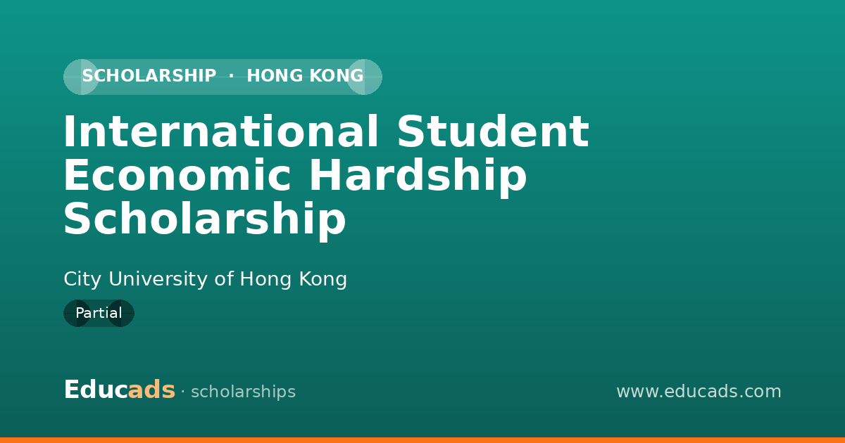 International Student Economic Hardship Scholarship scholarship