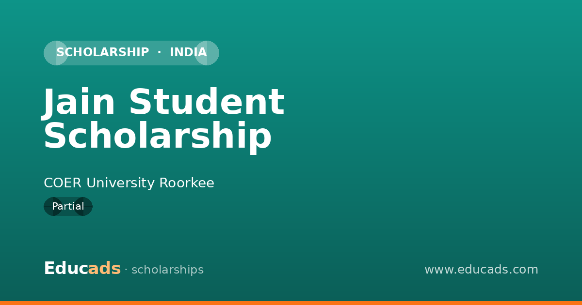 Jain Student Scholarship scholarship