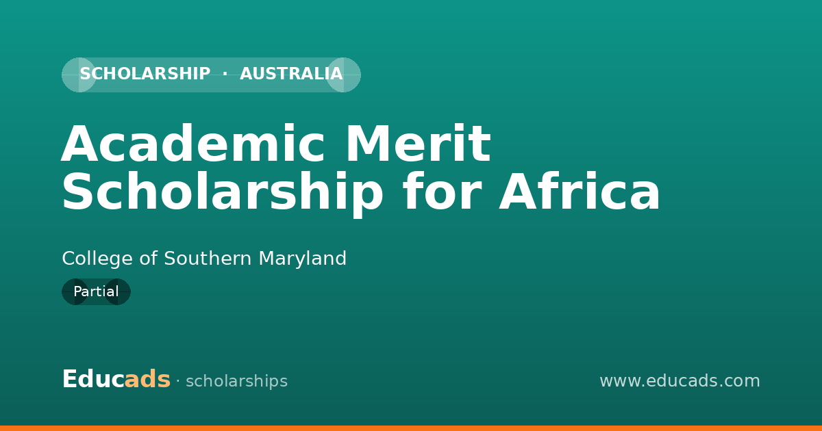 Academic Merit Scholarship for Africa scholarship