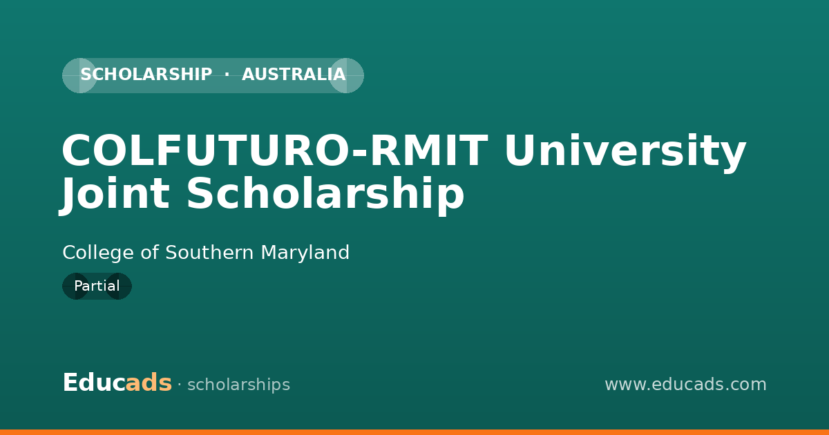 COLFUTURO-RMIT University Joint Scholarship scholarship