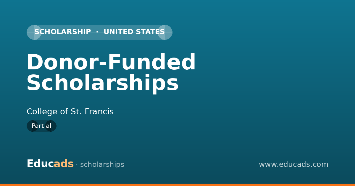 Donor-Funded Scholarships scholarship