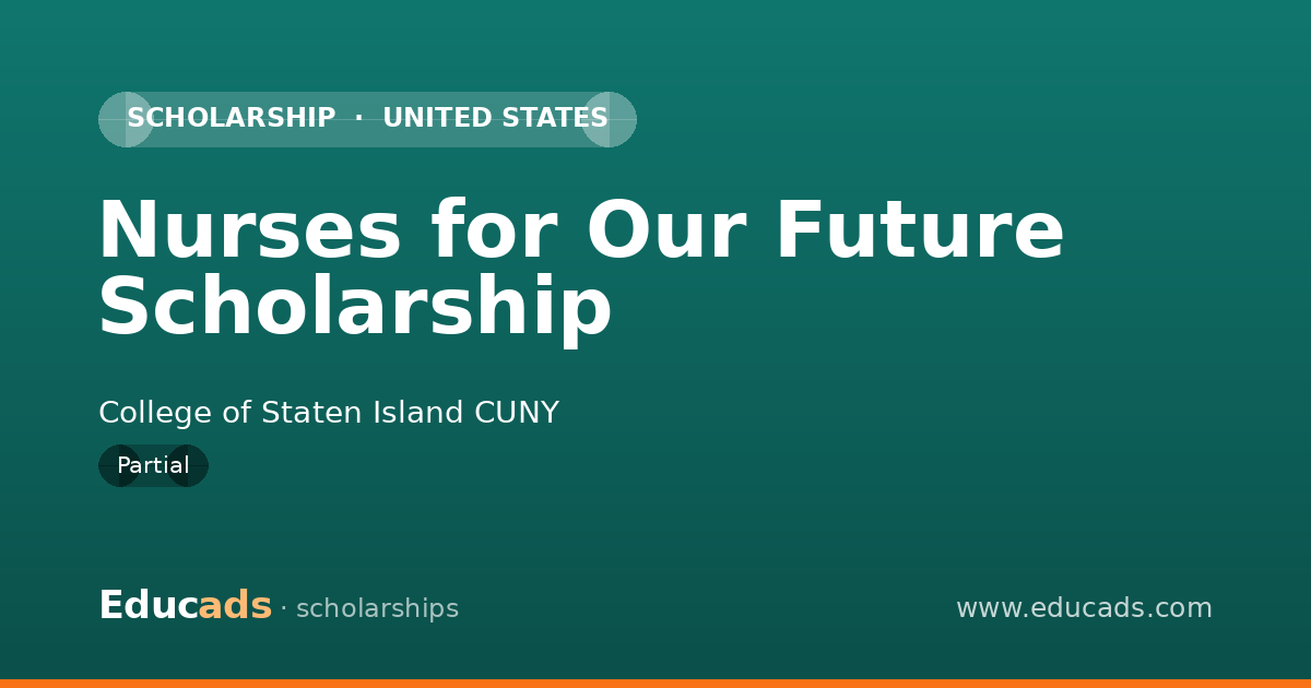 Nurses for Our Future Scholarship scholarship