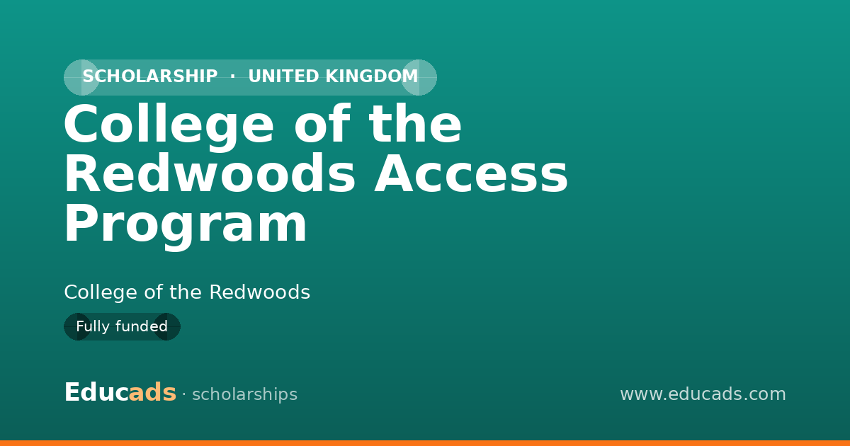 College of the Redwoods Access Program scholarship