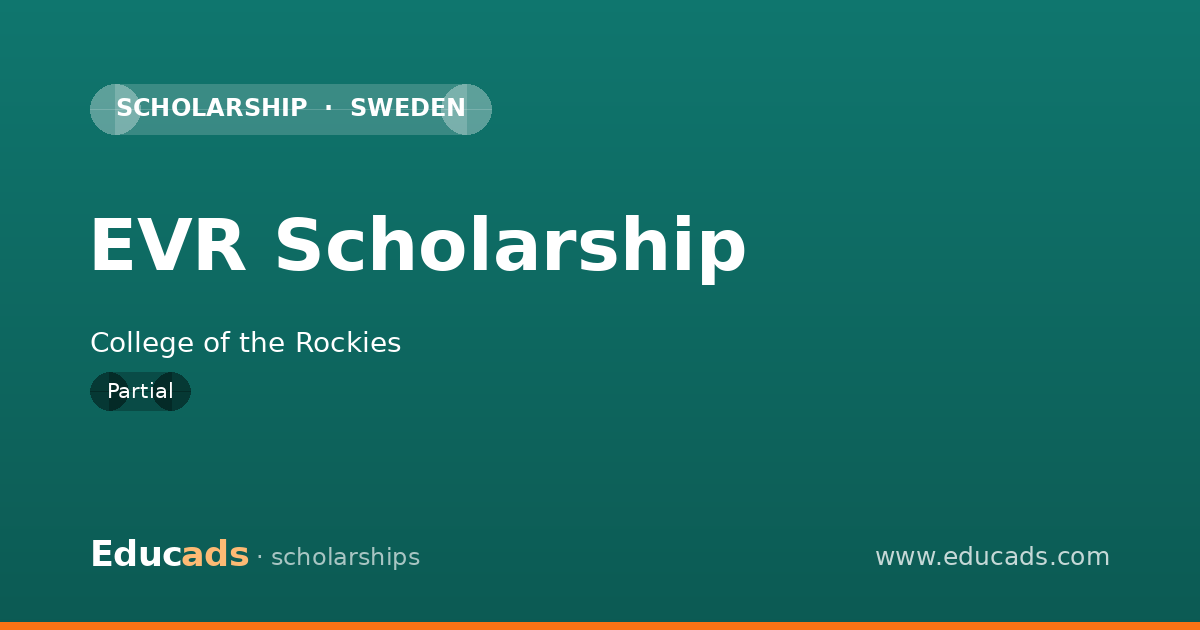 EVR Scholarship scholarship
