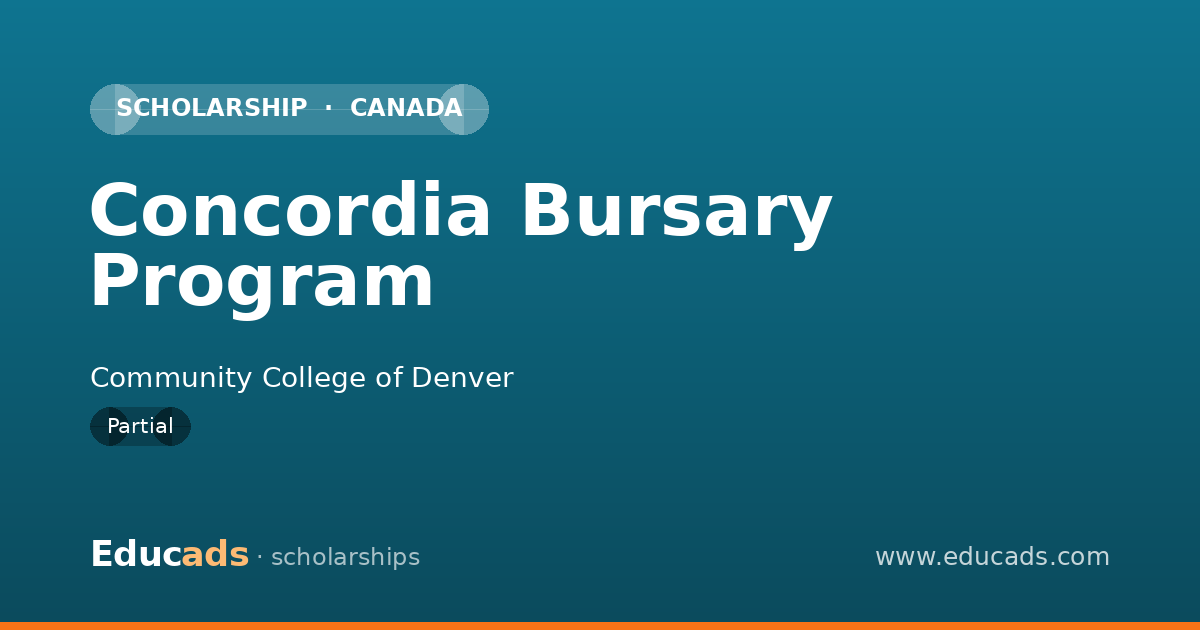 Concordia Bursary Program scholarship