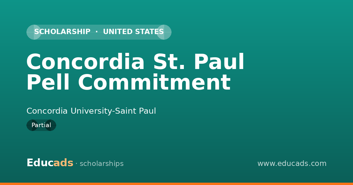 Concordia St. Paul Pell Commitment scholarship