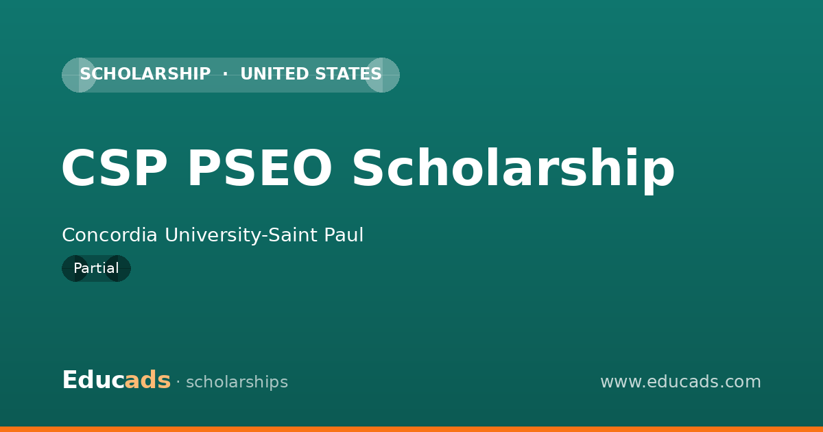 CSP PSEO Scholarship scholarship