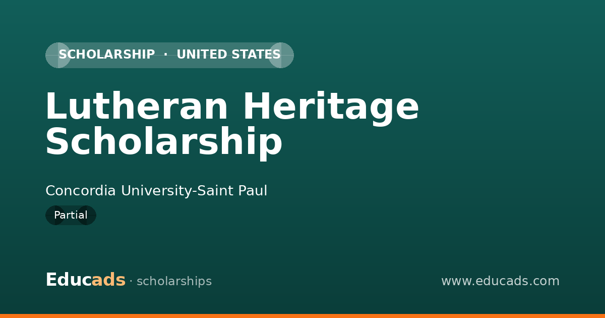 Lutheran Heritage Scholarship scholarship