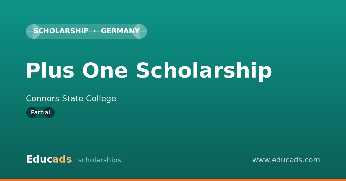 Plus One Scholarship scholarship