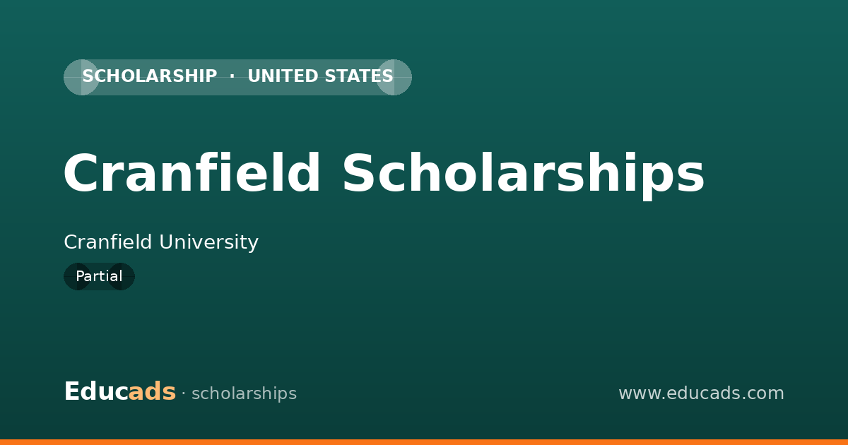 Cranfield Scholarships scholarship