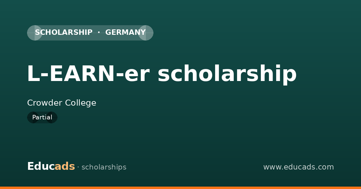 L-EARN-er scholarship scholarship