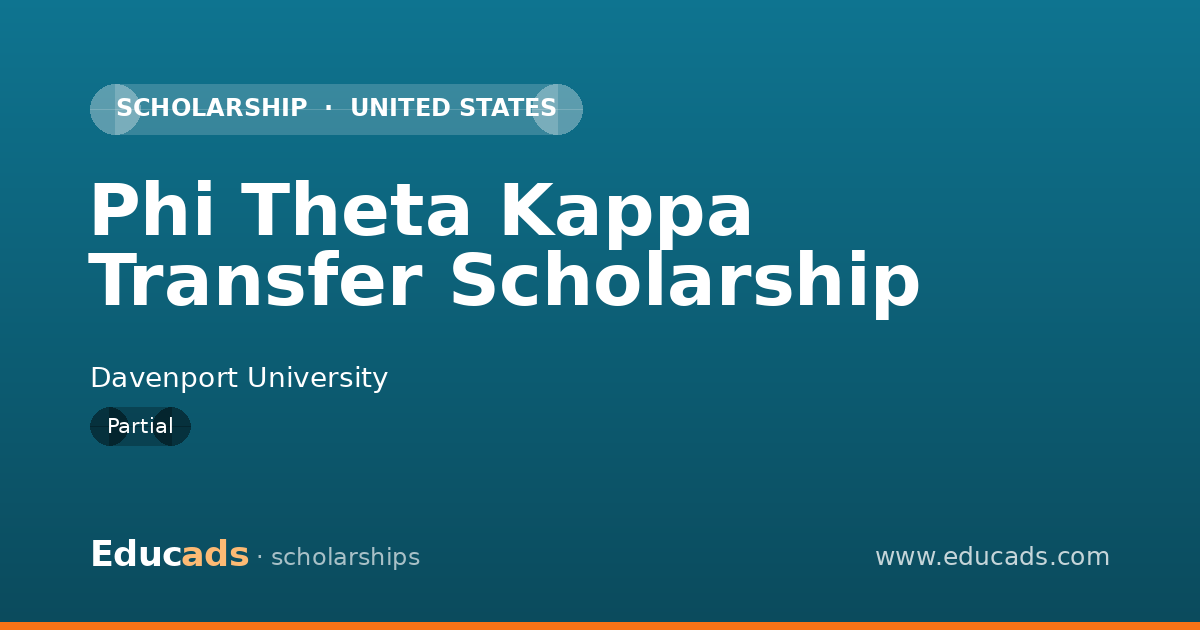 Phi Theta Kappa Transfer Scholarship scholarship