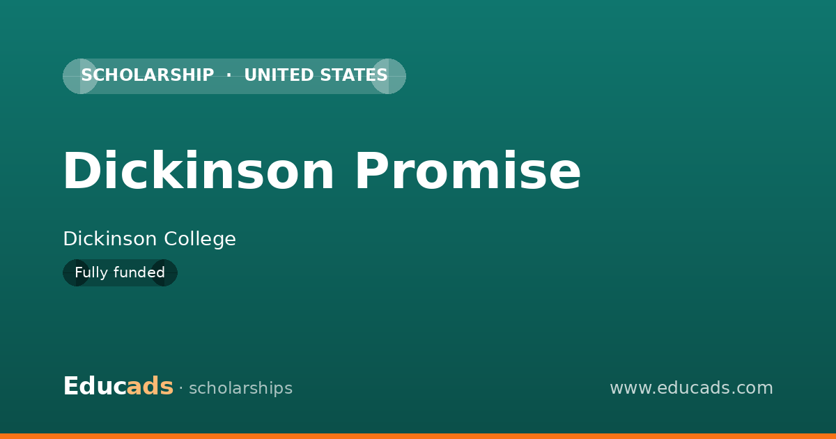 Dickinson Promise scholarship