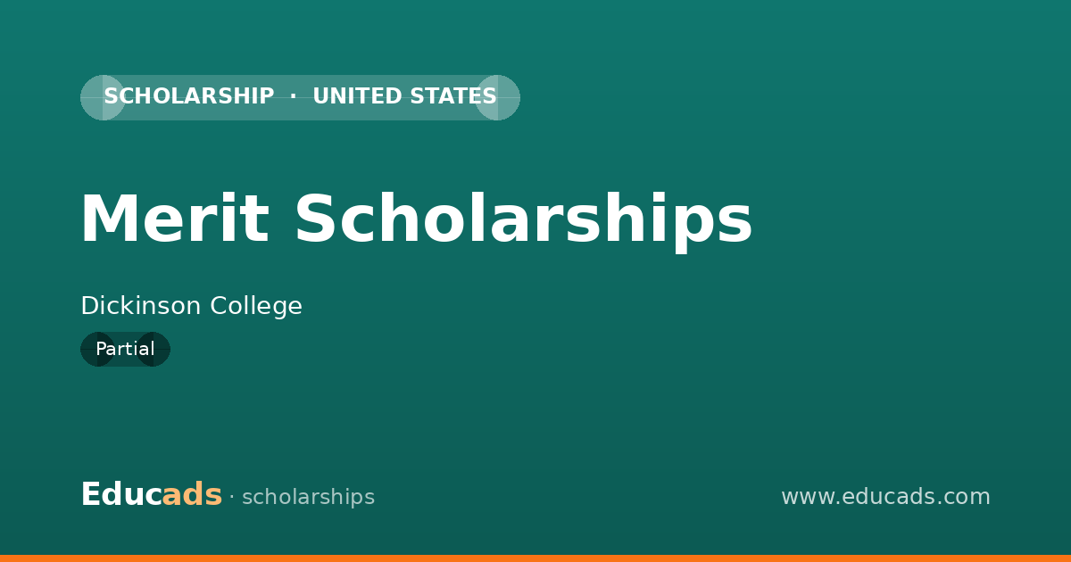 Merit Scholarships scholarship