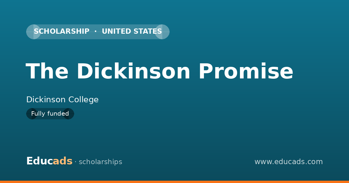 The Dickinson Promise scholarship